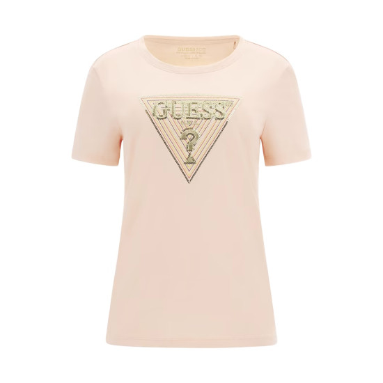 Guess Γυναικεία κοντομάνικη μπλούζα Multicolor Triangle T-Shirt